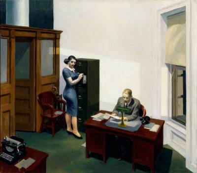 Edward Hopper, Office at night